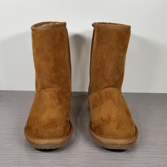 Harper Canyon Everly Faux Fur Lined Boot, Chestnut, Little Kid Size 3 (4-8 yr) - Picture 2 of 10